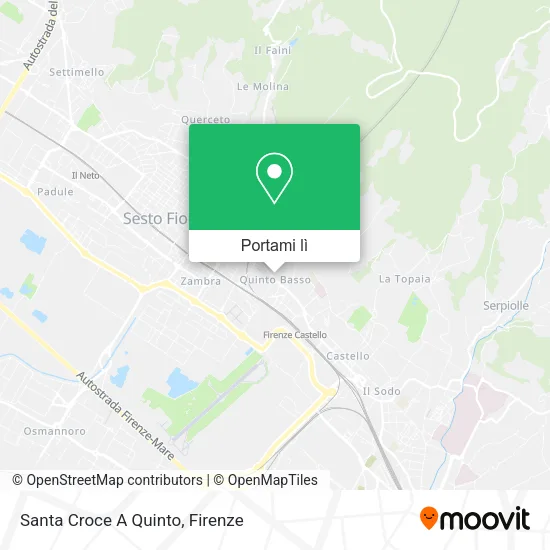 Mappa Santa Croce A Quinto