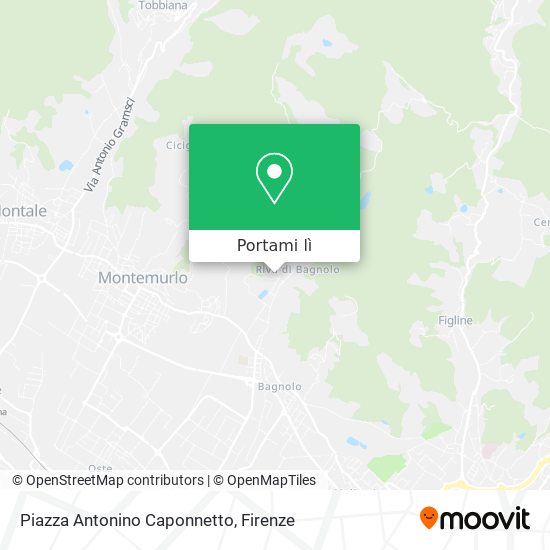 Mappa Piazza Antonino Caponnetto