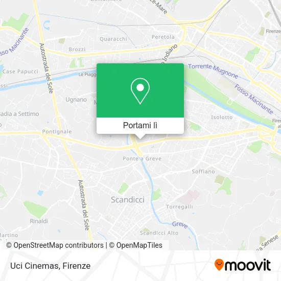 Mappa Uci Cinemas