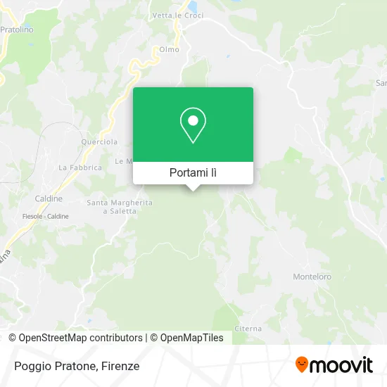 Mappa Poggio Pratone