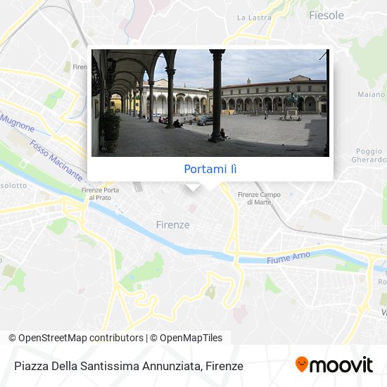 Mappa Piazza Della Santissima Annunziata