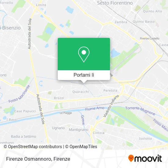 Mappa Firenze Osmannoro