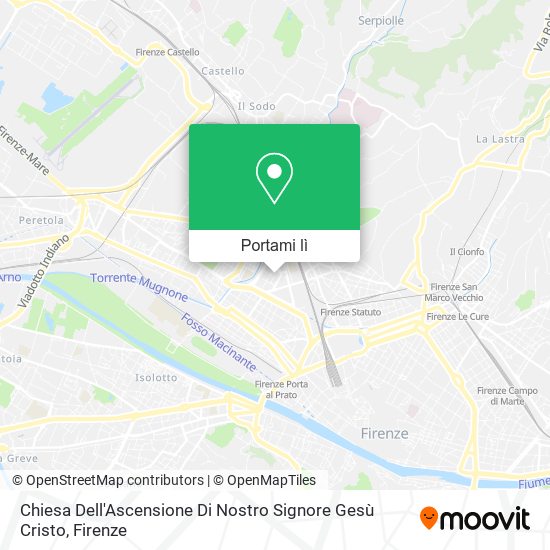 Mappa Chiesa Dell'Ascensione Di Nostro Signore Gesù Cristo