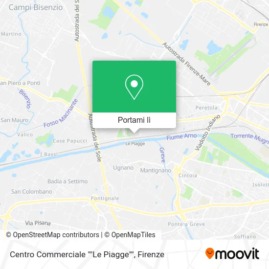 Mappa Centro Commerciale ""Le Piagge""