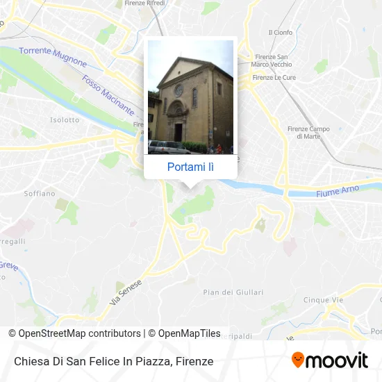 Mappa Chiesa Di San Felice In Piazza