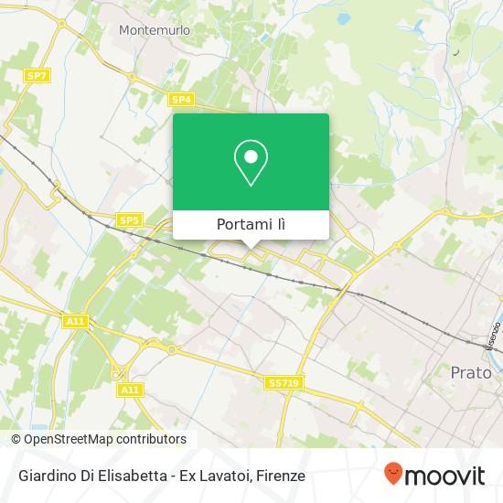 Mappa Giardino Di Elisabetta - Ex Lavatoi