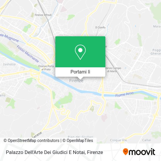 Mappa Palazzo Dell'Arte Dei Giudici E Notai