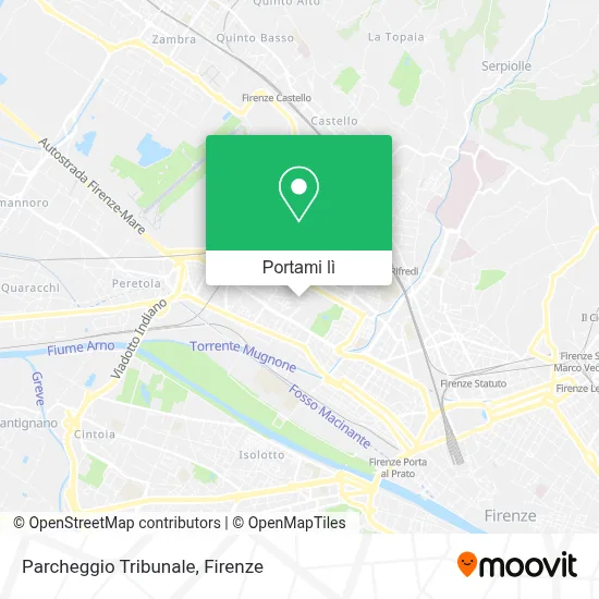 Mappa Parcheggio Tribunale