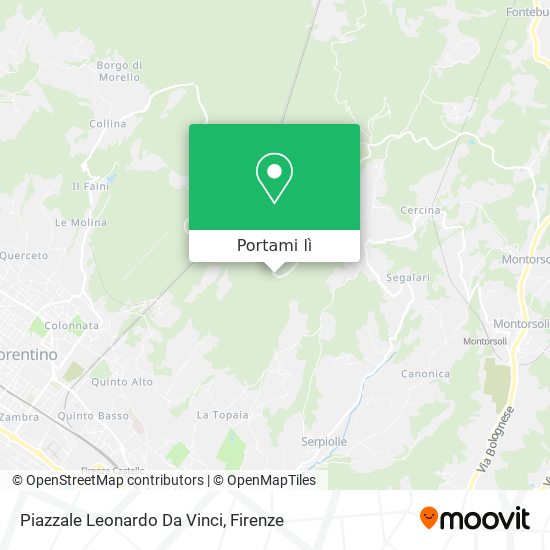 Mappa Piazzale Leonardo Da Vinci