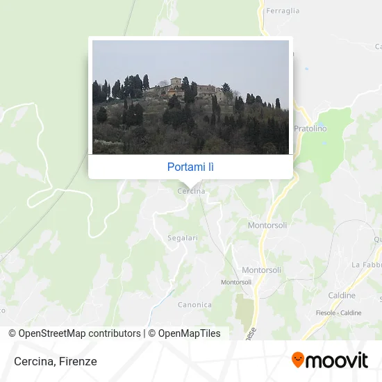 Mappa Cercina
