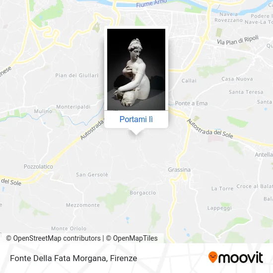 Mappa Fonte Della Fata Morgana