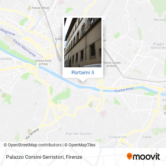 Mappa Palazzo Corsini-Serristori