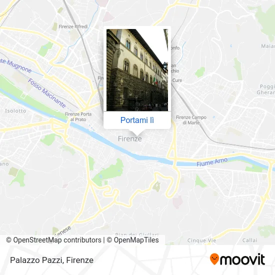 Mappa Palazzo Pazzi