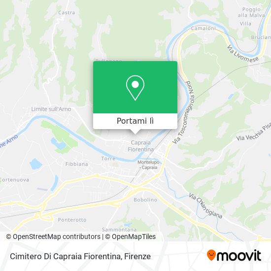 Mappa Cimitero Di Capraia Fiorentina