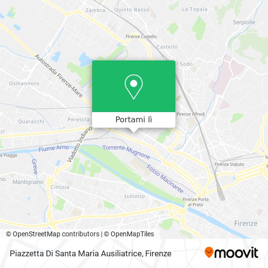 Mappa Piazzetta Di Santa Maria Ausiliatrice