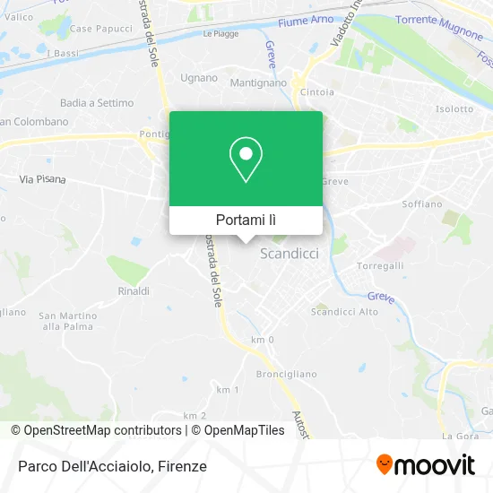 Mappa Parco Dell'Acciaiolo