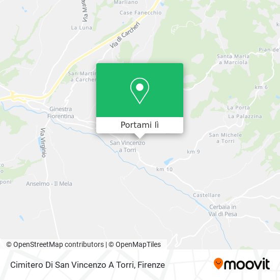 Mappa Cimitero Di San Vincenzo A Torri