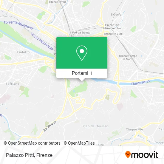 Mappa Palazzo Pitti