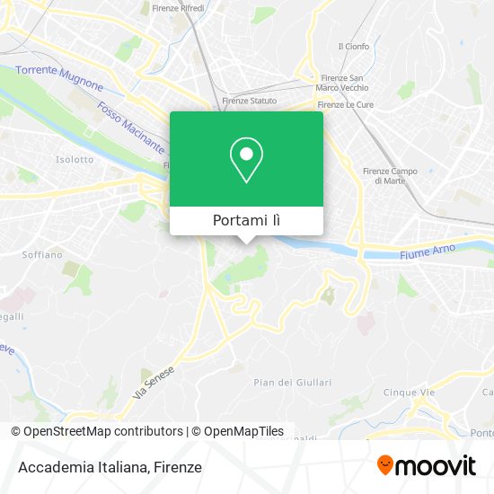 Mappa Accademia Italiana