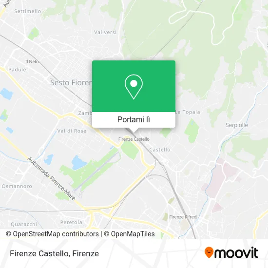 Mappa Firenze Castello