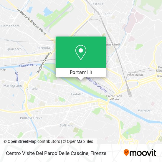 Mappa Centro Visite Del Parco Delle Cascine
