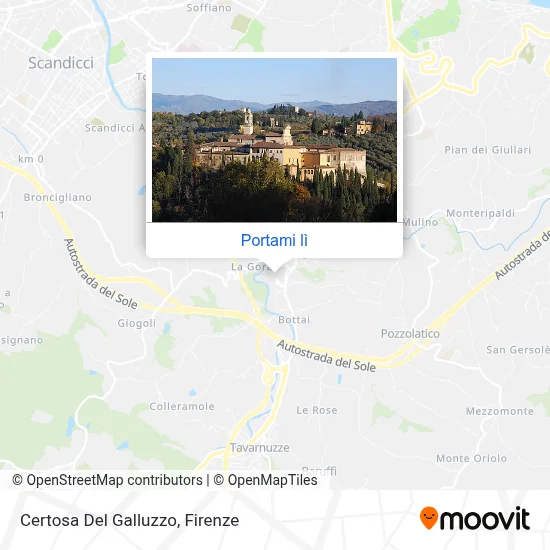 Mappa Certosa Del Galluzzo