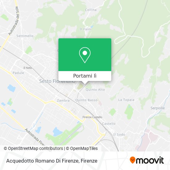 Mappa Acquedotto Romano Di Firenze