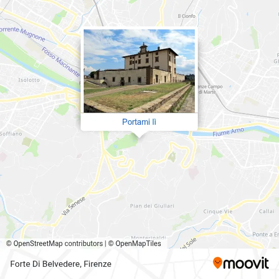 Mappa Forte Di Belvedere