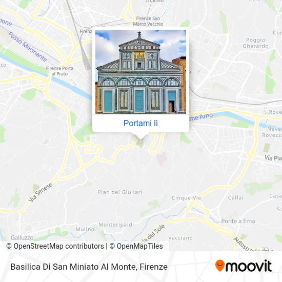 Mappa Basilica Di San Miniato Al Monte