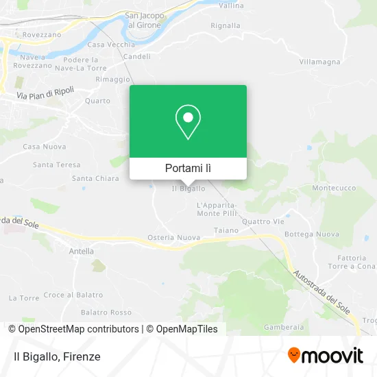 Mappa Il Bigallo