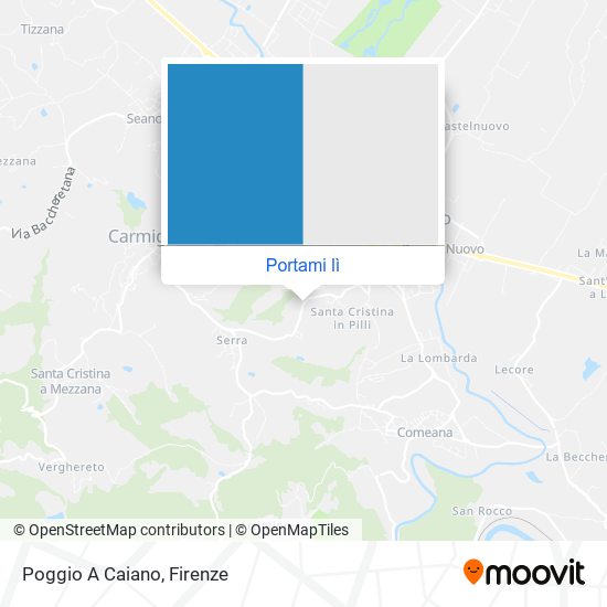 Mappa Poggio A Caiano