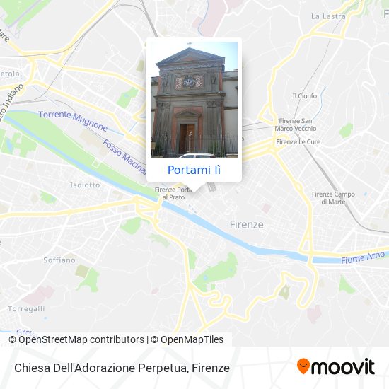 Mappa Chiesa Dell'Adorazione Perpetua