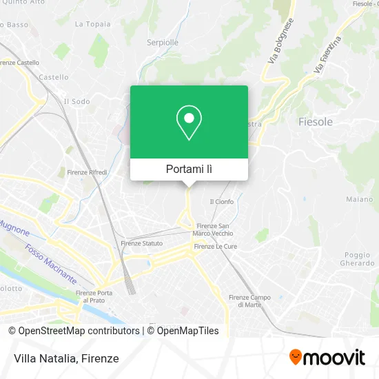 Mappa Villa Natalia