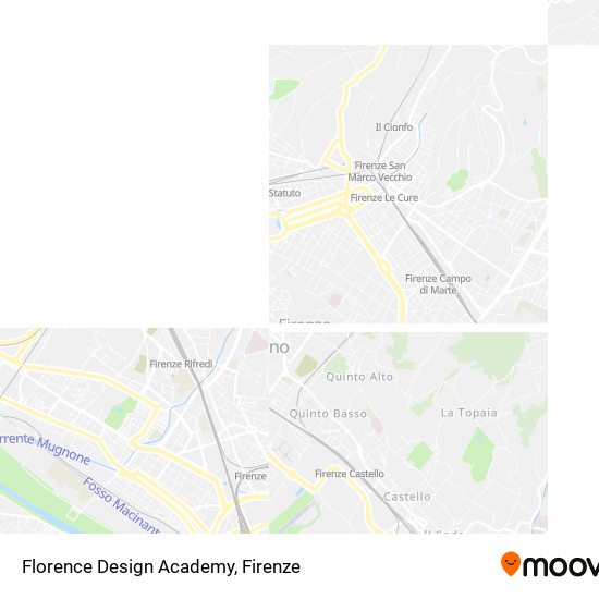 Mappa Florence Design Academy