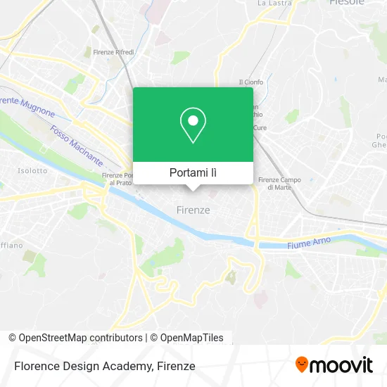 Mappa Florence Design Academy