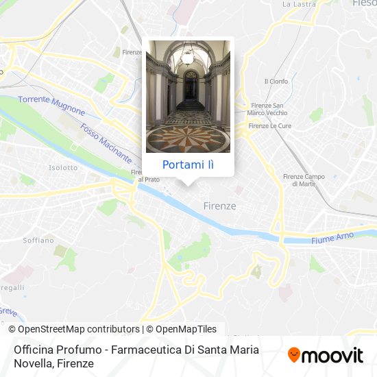Mappa Officina Profumo - Farmaceutica Di Santa Maria Novella