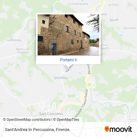 Mappa Sant'Andrea In Percussina