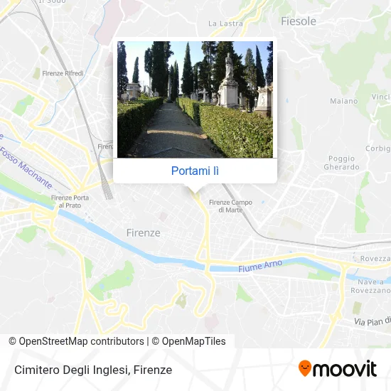 Mappa Cimitero Degli Inglesi