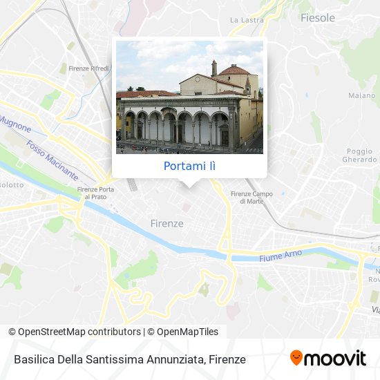 Mappa Basilica Della Santissima Annunziata