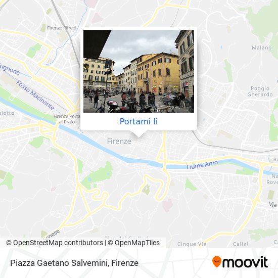 Mappa Piazza Gaetano Salvemini