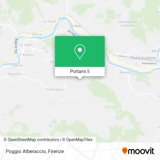 Mappa Poggio Alberaccio