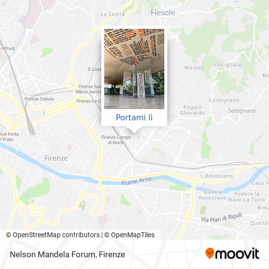 Mappa Nelson Mandela Forum