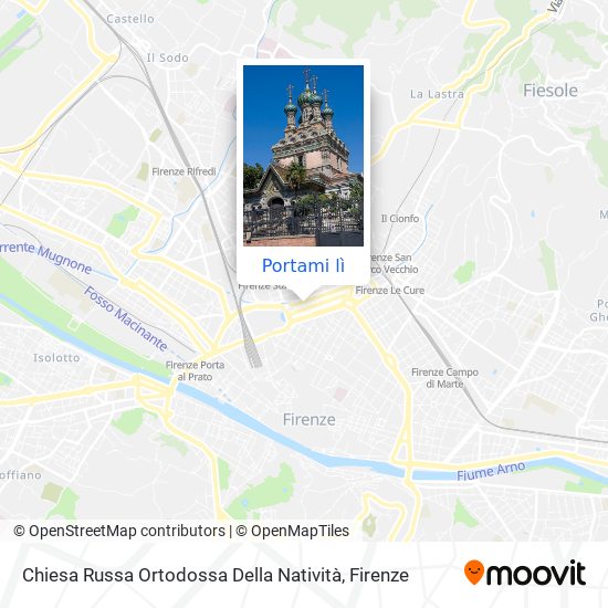 Mappa Chiesa Russa Ortodossa Della Natività