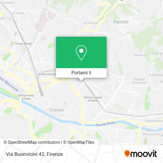 Mappa Via Buonvicini 42