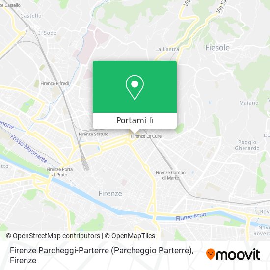 Mappa Firenze Parcheggi-Parterre (Parcheggio Parterre)