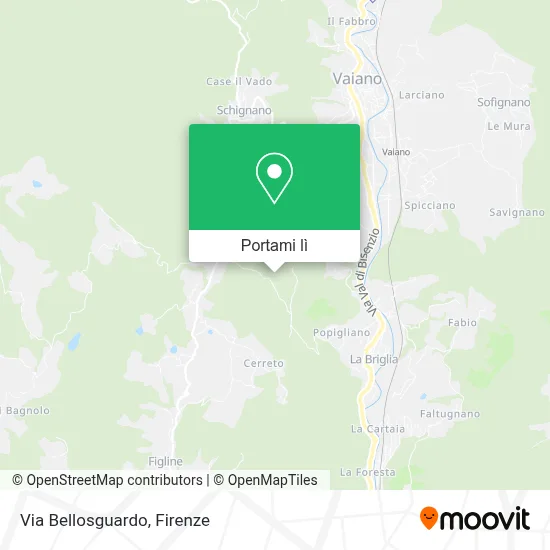 Mappa Via Bellosguardo