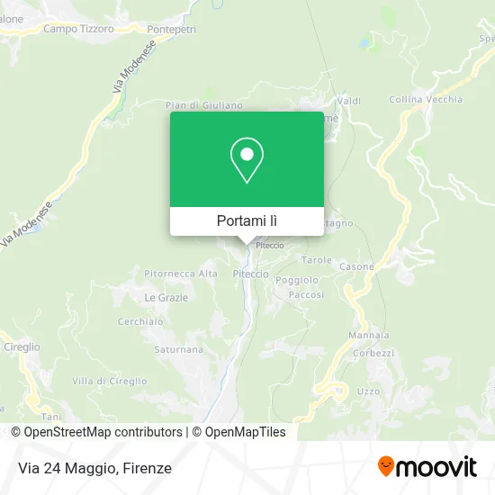 Mappa Via 24 Maggio