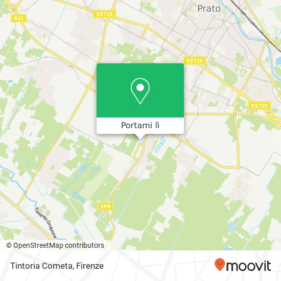 Mappa Tintoria Cometa