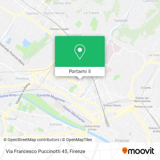 Mappa Via Francesco Puccinotti 45