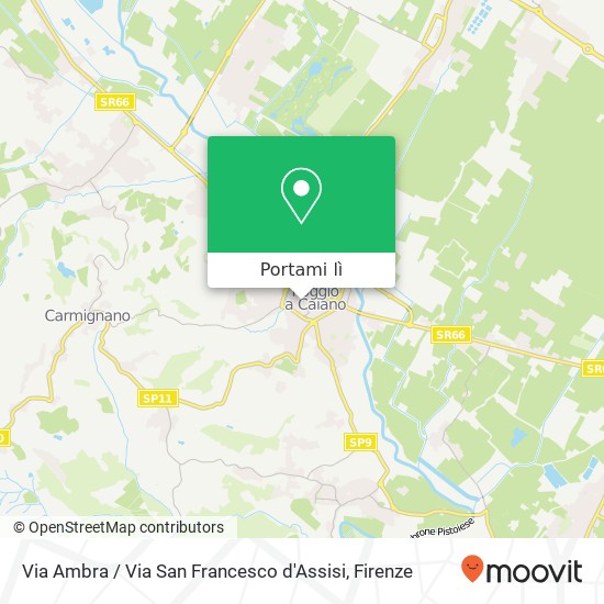 Mappa Via Ambra / Via San Francesco d'Assisi
